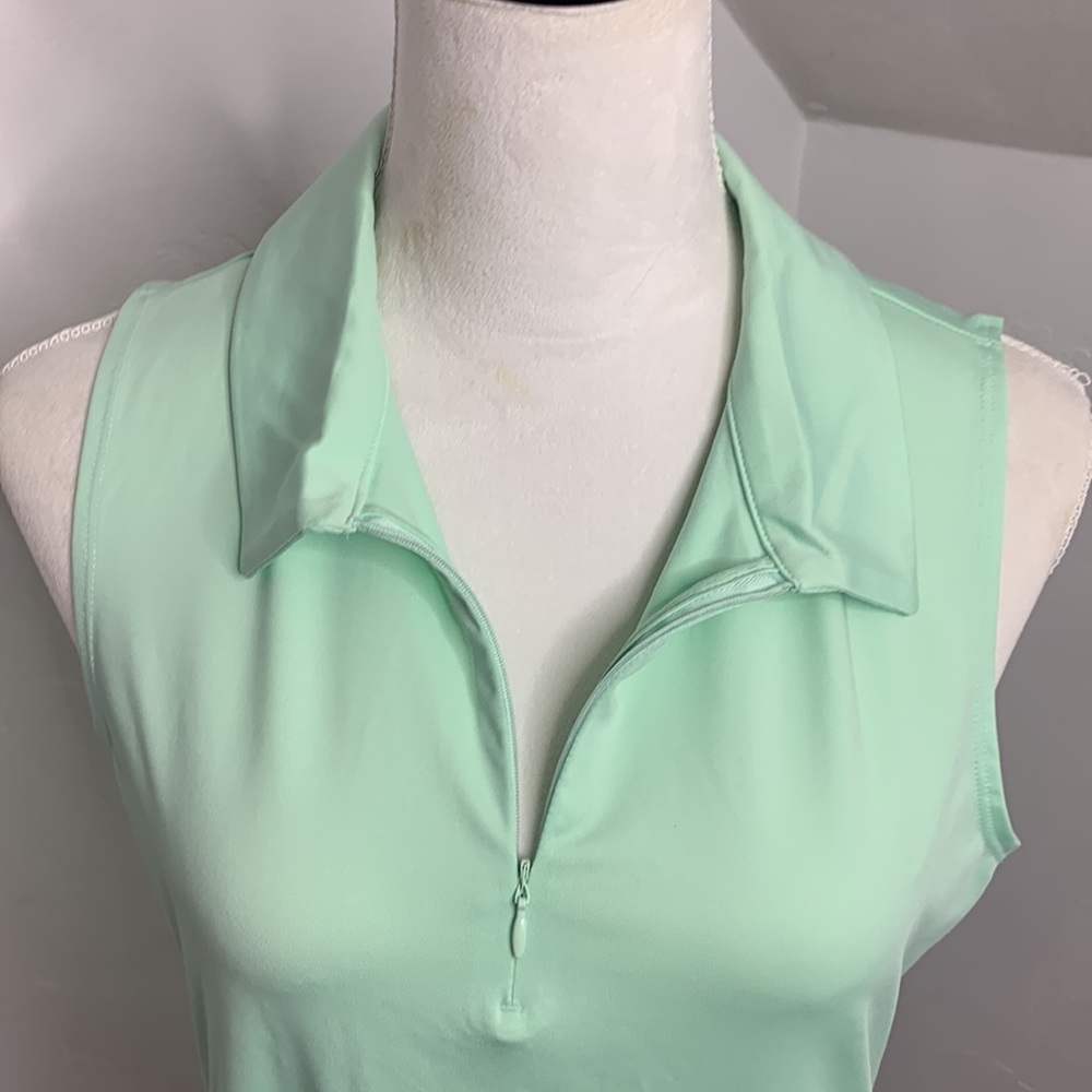 Tommy Bahama NWT Cool Green Sleeveless Golf Shirt Size L - Picture 2 of 9